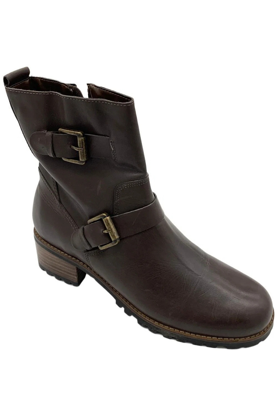 David Tate Women's Palmeta Waterproof Bootie Dark Brown - Medium